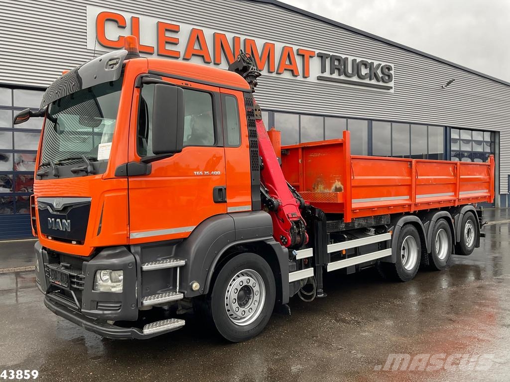 MAN TGS 35.400 8x4 Euro 6 Palfinger 17 Tonmeter Z-kraa Sklápěče