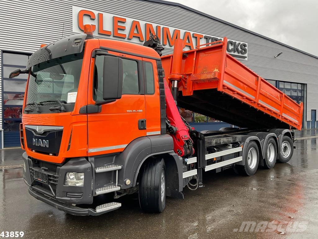 MAN TGS 35.400 8x4 Euro 6 Palfinger 17 Tonmeter Z-kraa Sklápěče