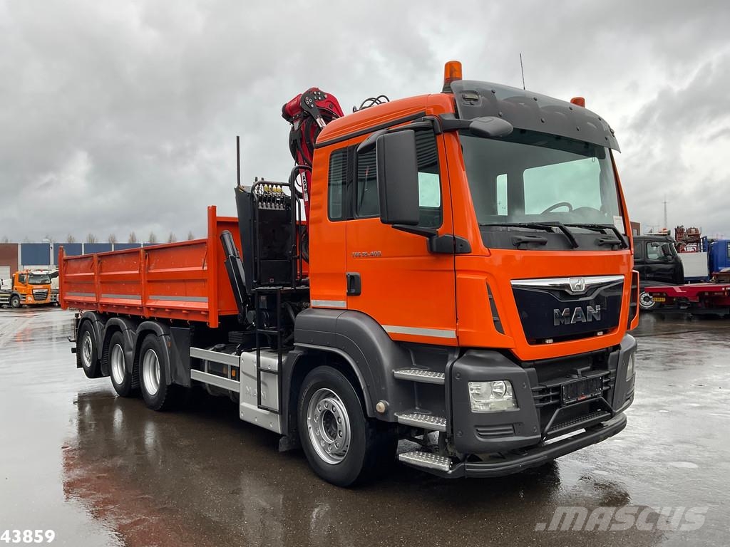 MAN TGS 35.400 8x4 Euro 6 Palfinger 17 Tonmeter Z-kraa Sklápěče
