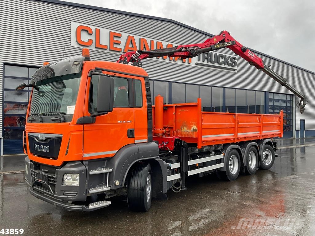 MAN TGS 35.400 8x4 Euro 6 Palfinger 17 Tonmeter Z-kraa Sklápěče