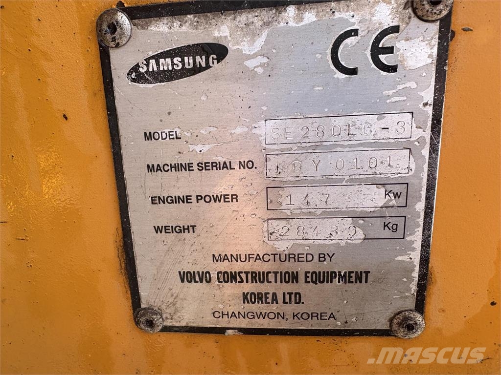 Samsung SE 280LC-3 Koparki gąsienicowe