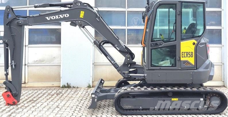 Volvo ECR58F AJAMATON / UUSI Minigraafmachines < 7t
