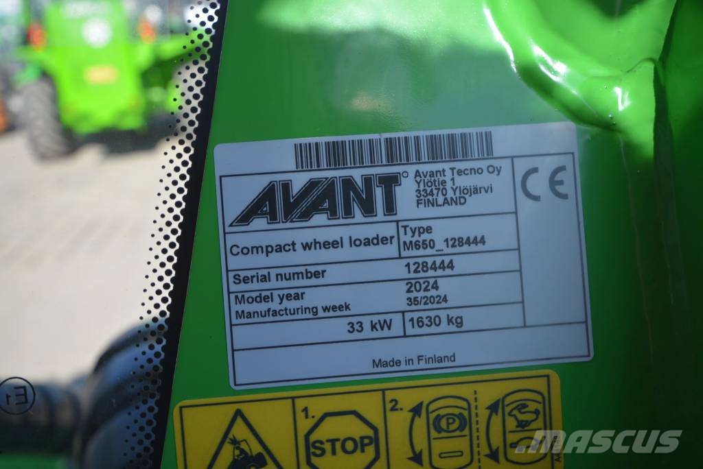 Avant 650 i Minicargadoras