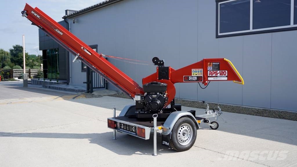 REMET wood chipper RPS-120 23HP PETRO Koksnes šķeldotāji