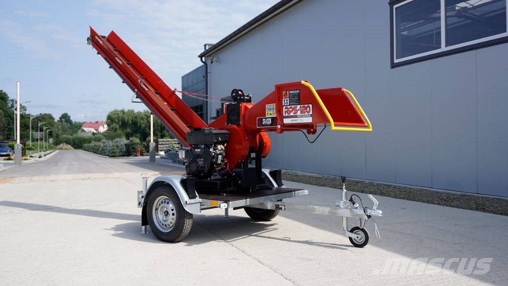 REMET wood chipper RPS-120 23HP PETRO Koksnes šķeldotāji