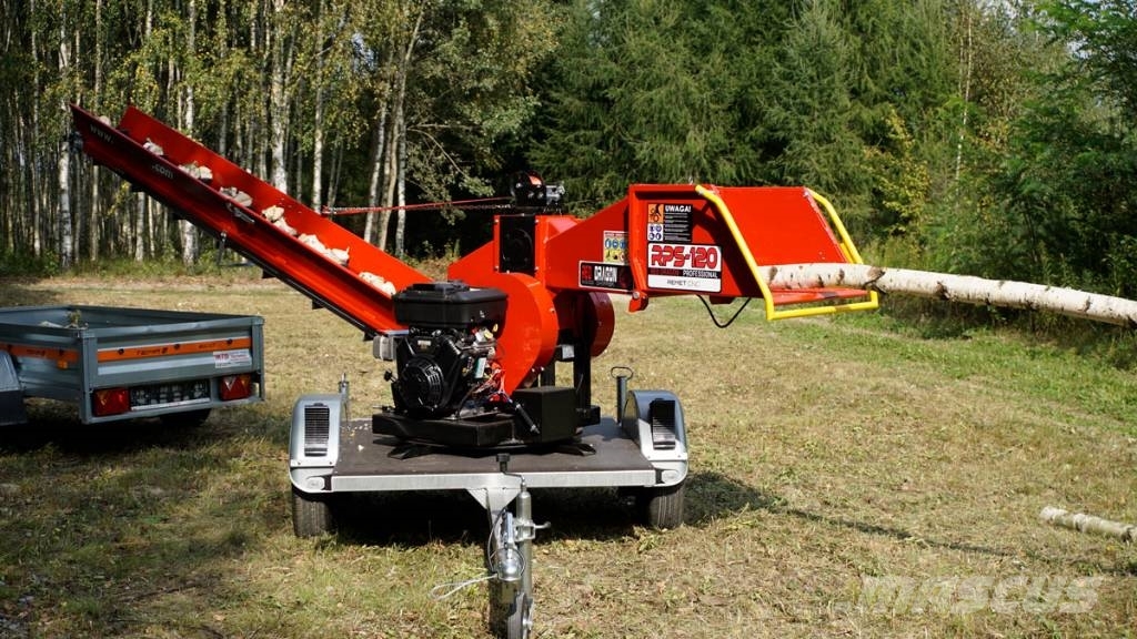 REMET wood chipper RPS-120 23HP PETRO Koksnes šķeldotāji