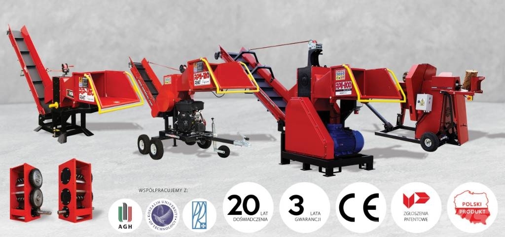 REMET wood chipper RPS-120 23HP PETRO Koksnes šķeldotāji