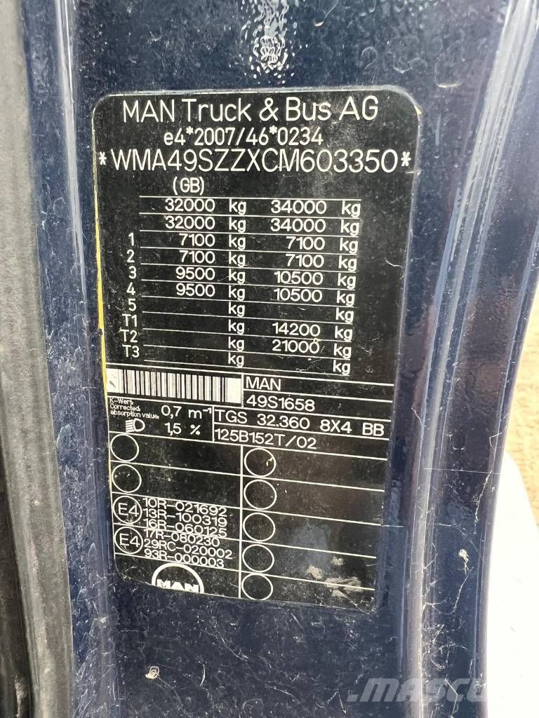 MAN TGS 32.360 Çekiciler