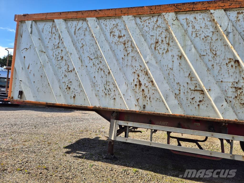 AMT 3 akslet 71m3 stål tipper // steel tipper // synet Semi Reboques Basculantes