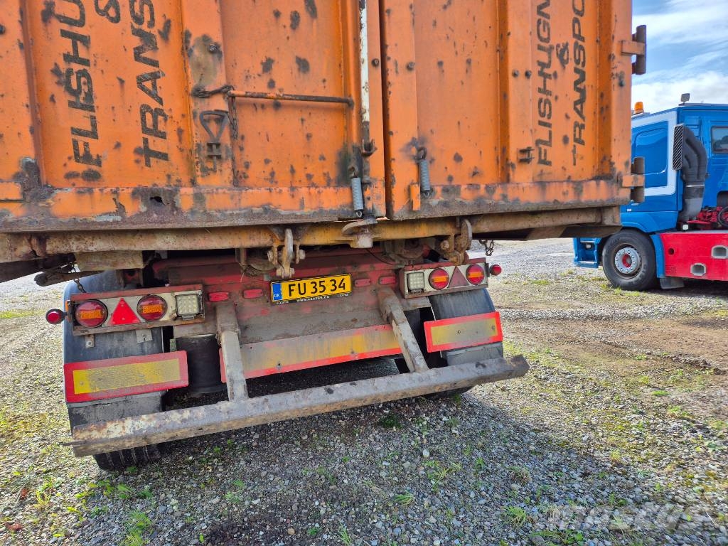 AMT 3 akslet 71m3 stål tipper // steel tipper // synet Semi Reboques Basculantes