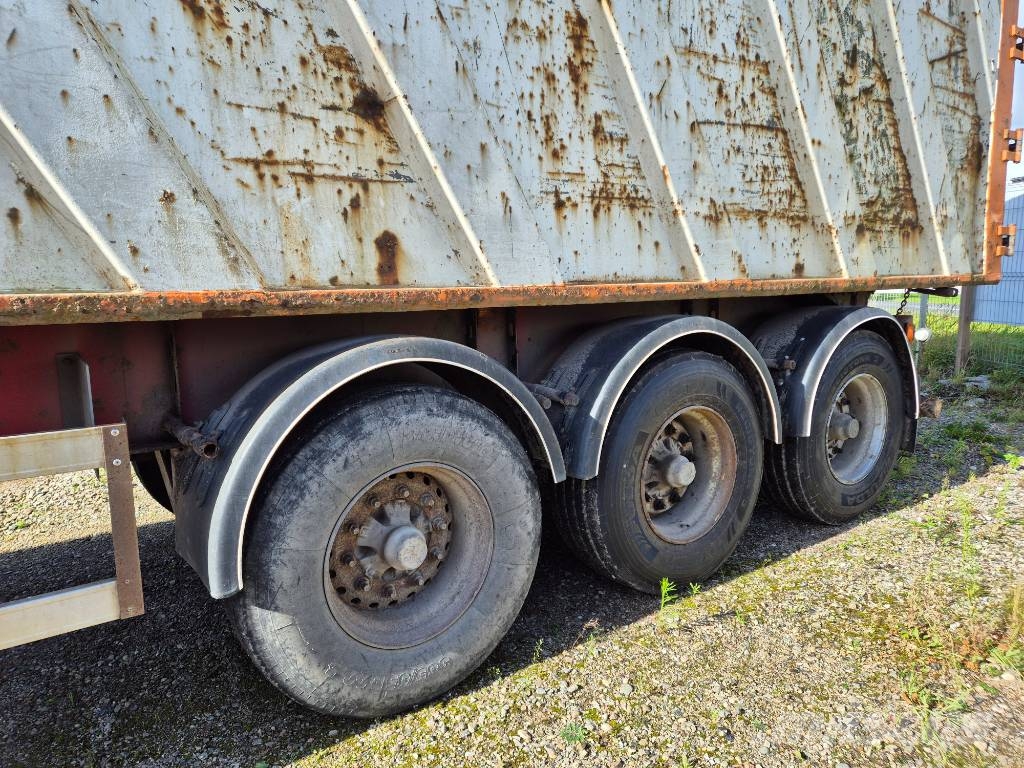 AMT 3 akslet 71m3 stål tipper // steel tipper // synet Semi Reboques Basculantes
