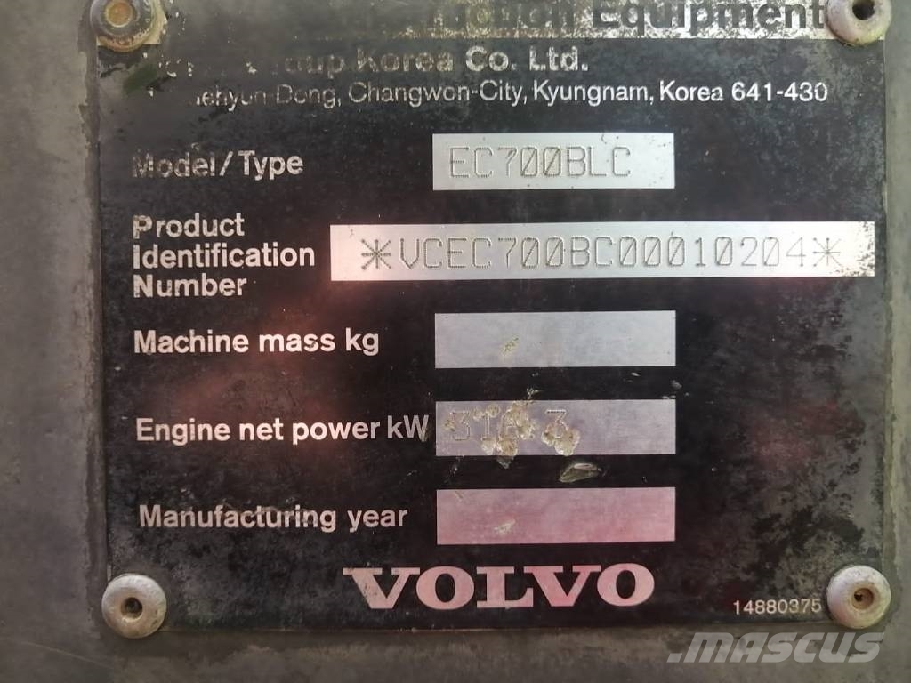 Volvo EC 700 B LC Koparki gąsienicowe