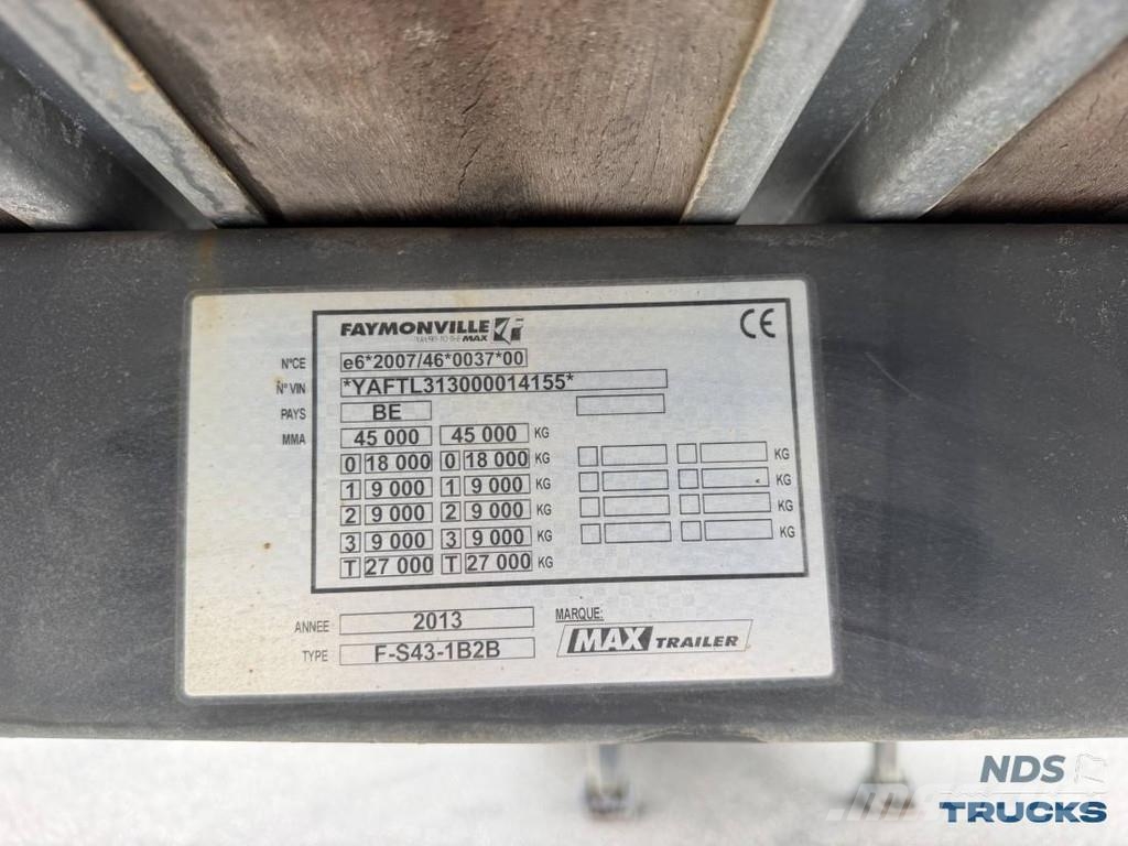 MAX Trailer MAX 200 Vlakke laadvloeren