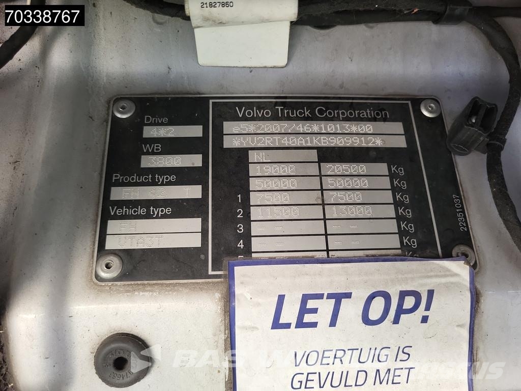Volvo FH 500 FH 4X2 XL NL-Truck APK 07-2027 2x Tanks I-P Sadulveokid