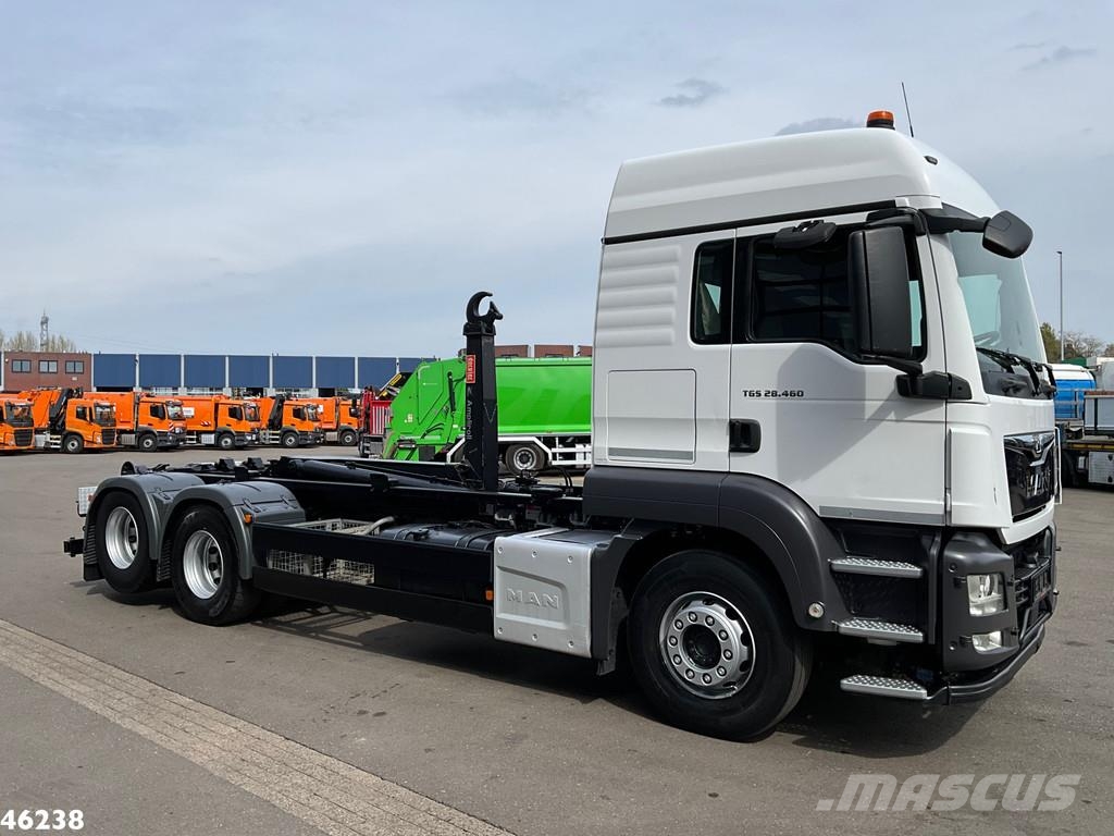 MAN TGS 28.460 Euro 6 20 Ton haakarmsysteem شاحنات الرافعات الخطافية