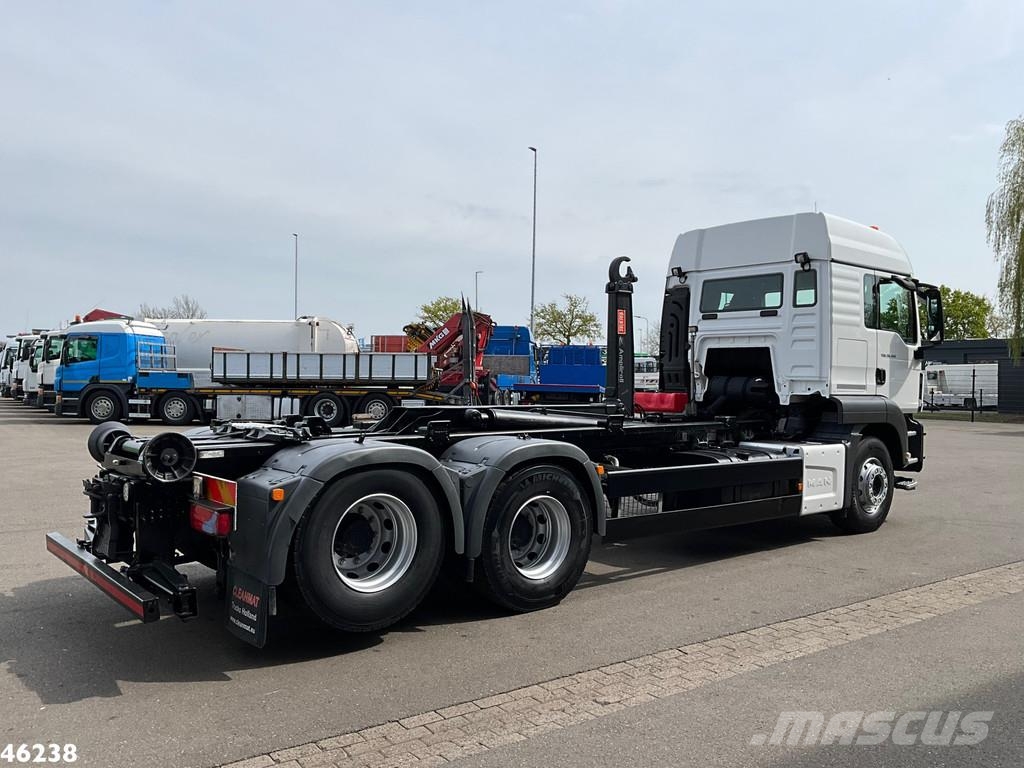 MAN TGS 28.460 Euro 6 20 Ton haakarmsysteem شاحنات الرافعات الخطافية