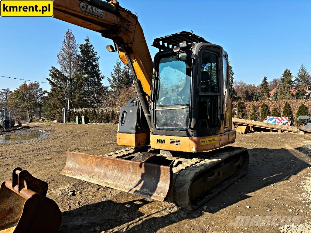 CASE CX 75 C SR | JCB 8085 MECALAC 8 MCR 10 MCR 履带挖掘机