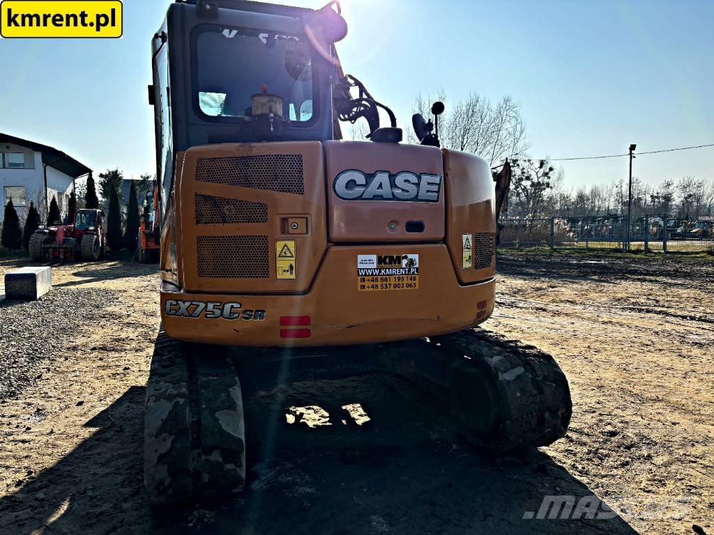 CASE CX 75 C SR | JCB 8085 MECALAC 8 MCR 10 MCR 履带挖掘机