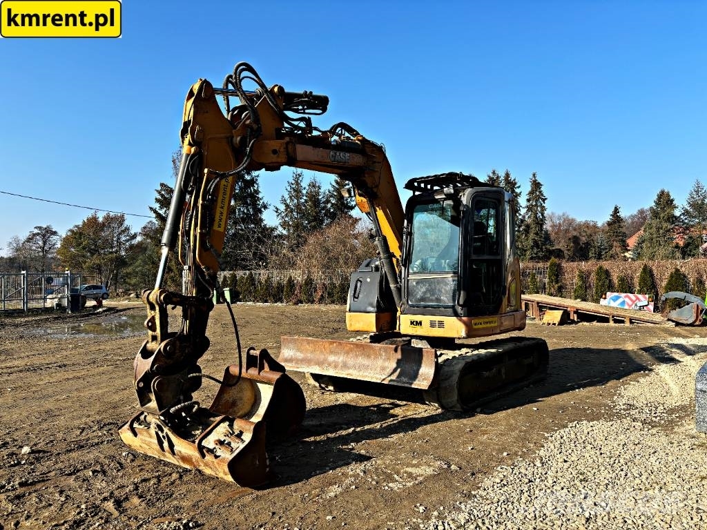 CASE CX 75 C SR | JCB 8085 MECALAC 8 MCR 10 MCR 履带挖掘机