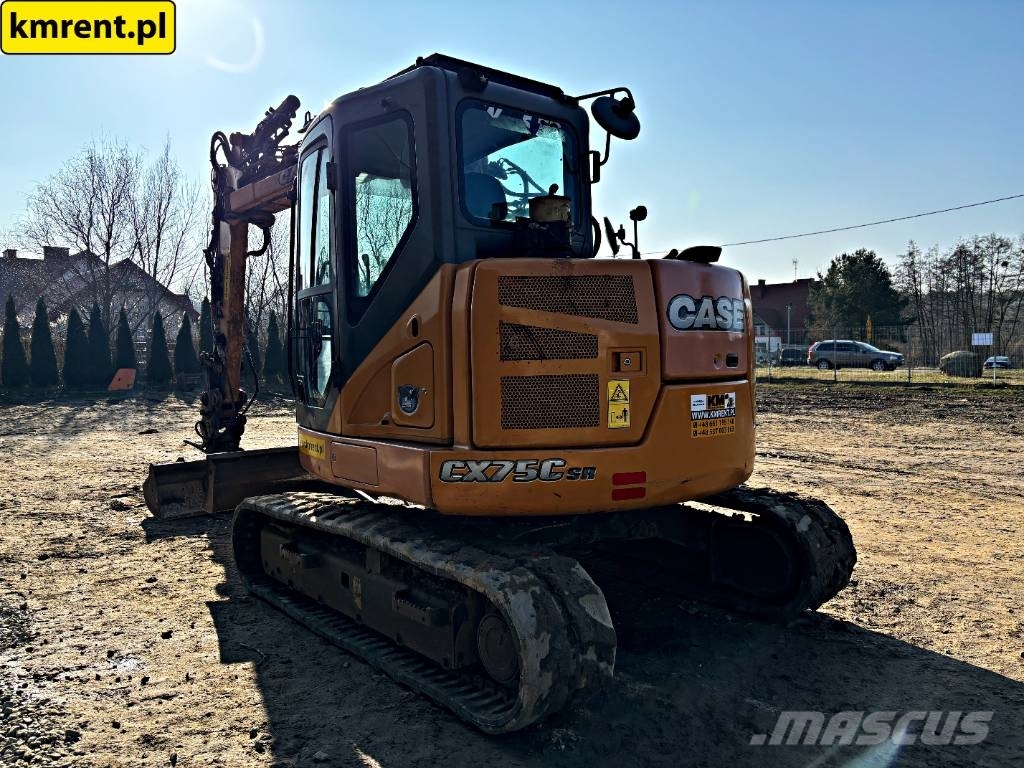 CASE CX 75 C SR | JCB 8085 MECALAC 8 MCR 10 MCR 履带挖掘机