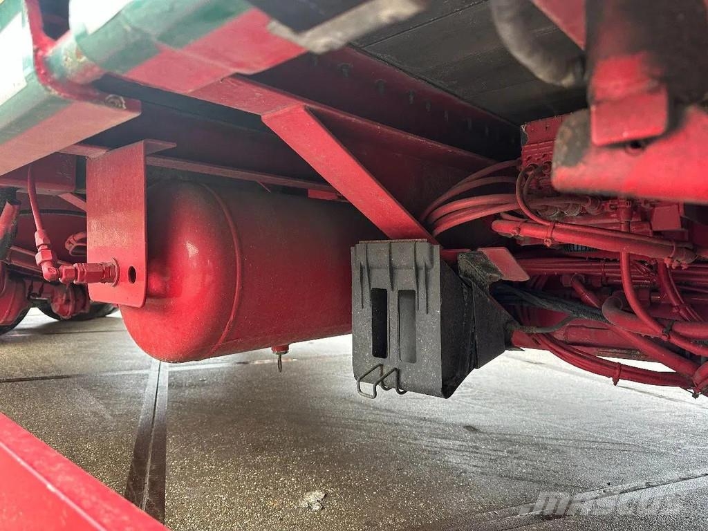 Meusburger 4 AXLE STEERING - DOUBLE EXTENDABLE UP TO 28 M - E نصف مقطورة مسطحة منخفضة