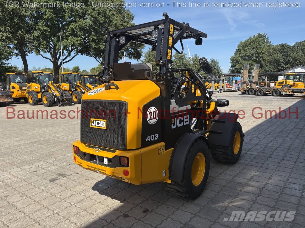 JCB 403 25PS Klappdach BJ 26 Iekrāvēji uz riteņiem