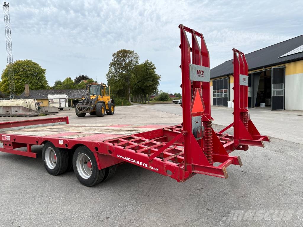 MAC 2 axl maskintrailer för traktor حفارات وسط 7 طن - 12 طن