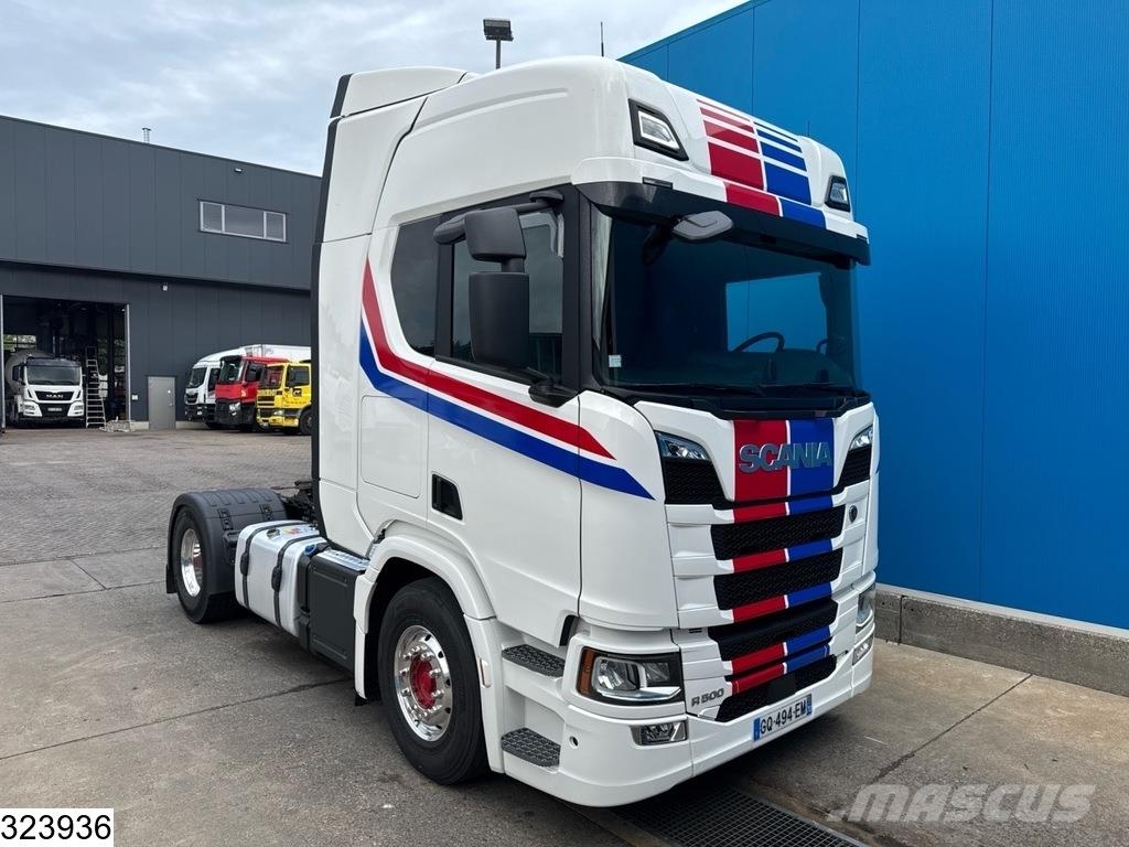Scania R 500 EURO 6e, ACC, Retarder, Standairco Cabezas tractoras