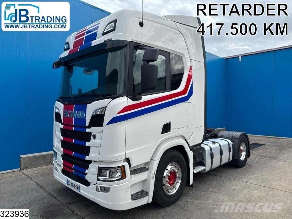 Scania R 500 EURO 6e, ACC, Retarder, Standairco Cabezas tractoras