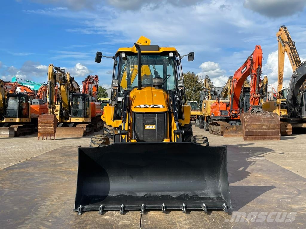JCB 3DX 4WD hammerlines Graaf-laadcombinaties