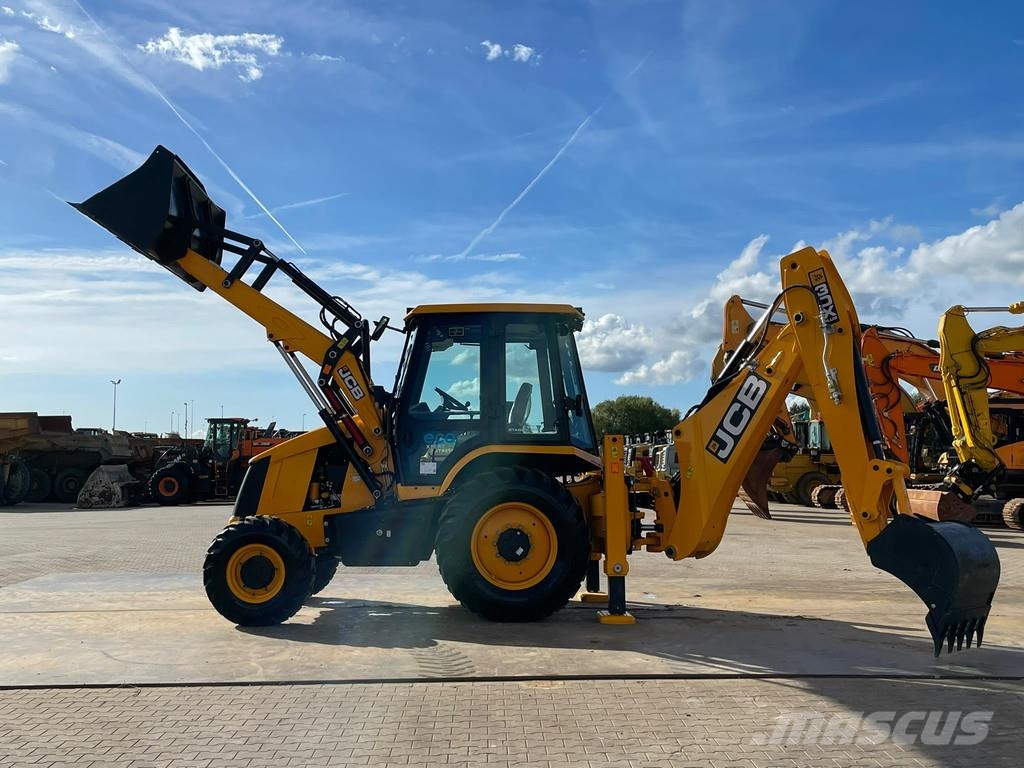 JCB 3DX 4WD hammerlines Graaf-laadcombinaties
