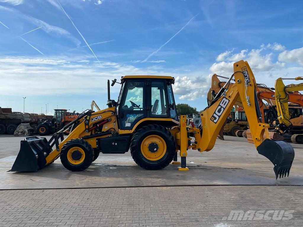JCB 3DX 4WD hammerlines Graaf-laadcombinaties