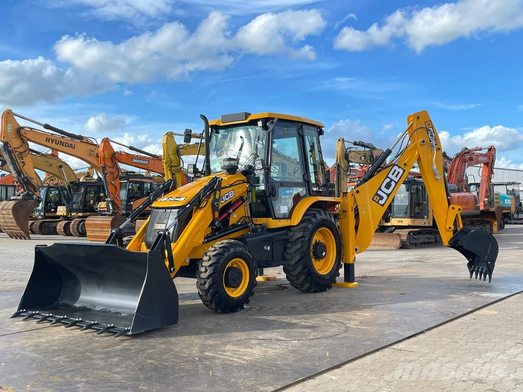 JCB 3DX 4WD hammerlines Graaf-laadcombinaties