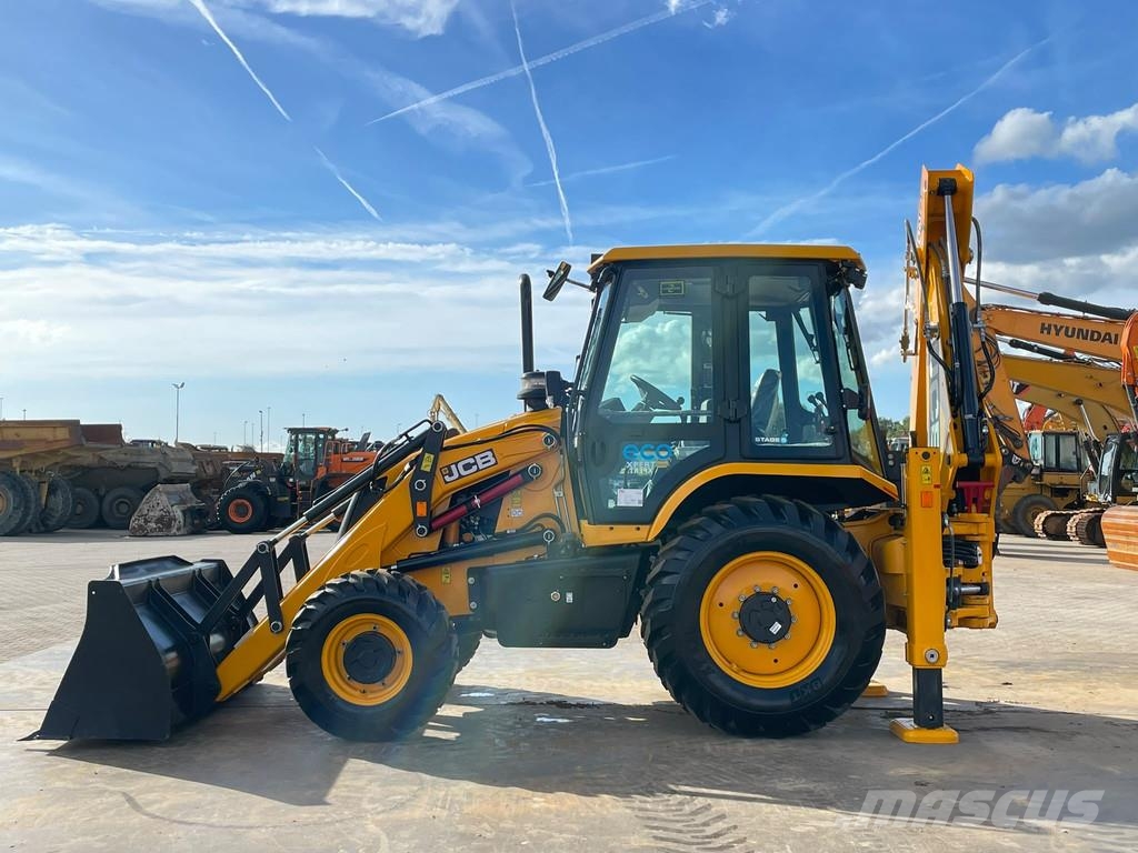 JCB 3DX 4WD hammerlines Graaf-laadcombinaties