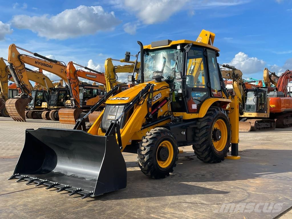 JCB 3DX 4WD hammerlines Graaf-laadcombinaties