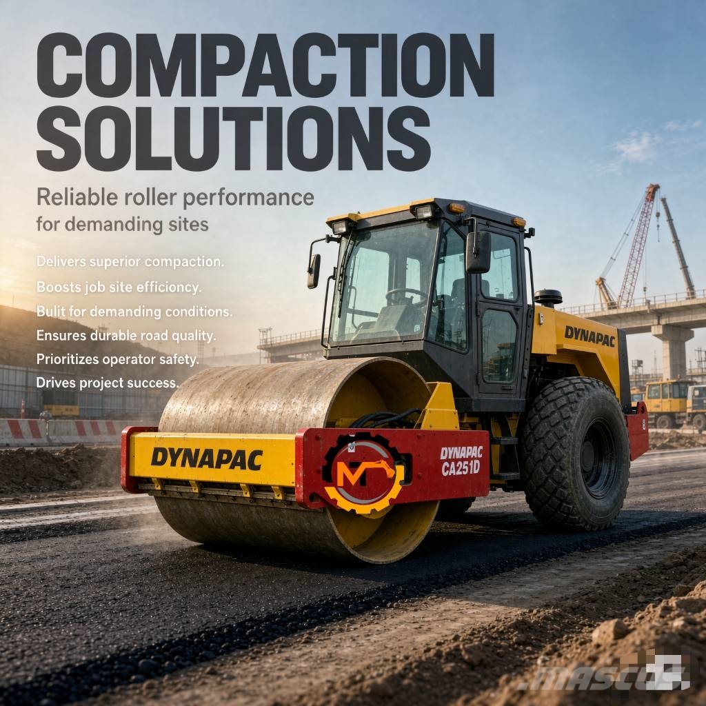 Dynapac CA 251 D مداحل أحادية الأسطوانة