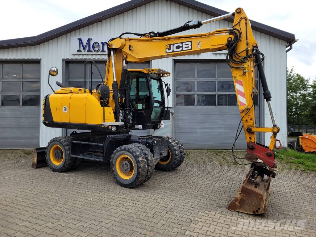 JCB JS 145 W Pyöräkaivukoneet