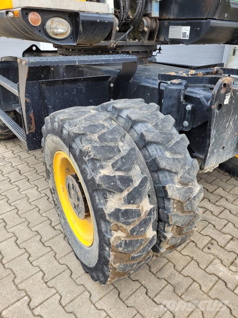JCB JS 145 W Pyöräkaivukoneet