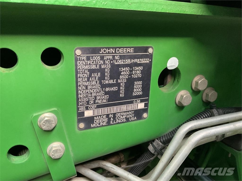 John Deere 6215R Tratores Agrícolas usados