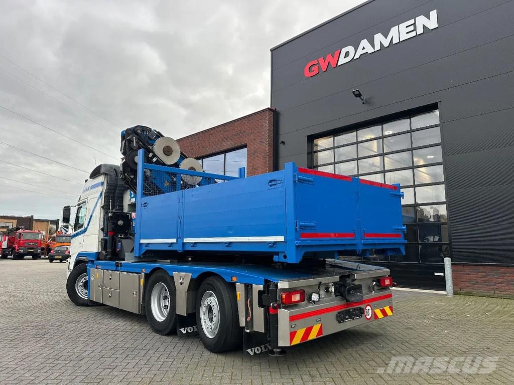 Volvo FM 420 6x2 Tractor unit / SZM HMF 4720 + Flyjib ,w Trækkere