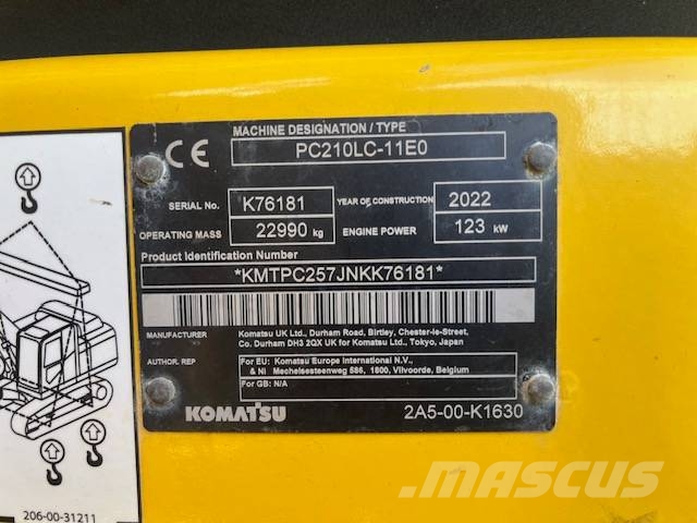 Komatsu PC 210 LC-11 Rupsgraafmachines