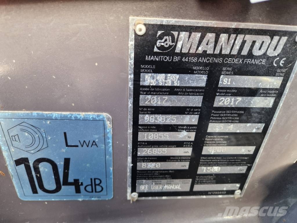Manitou MT 1440 jak 540-140 P601 مناولات متداخلة