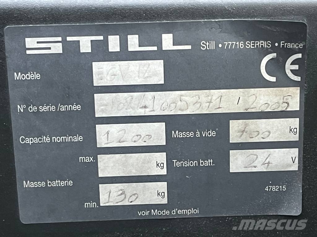 Still EGV12 V-4251 IO Самоходни товарачи