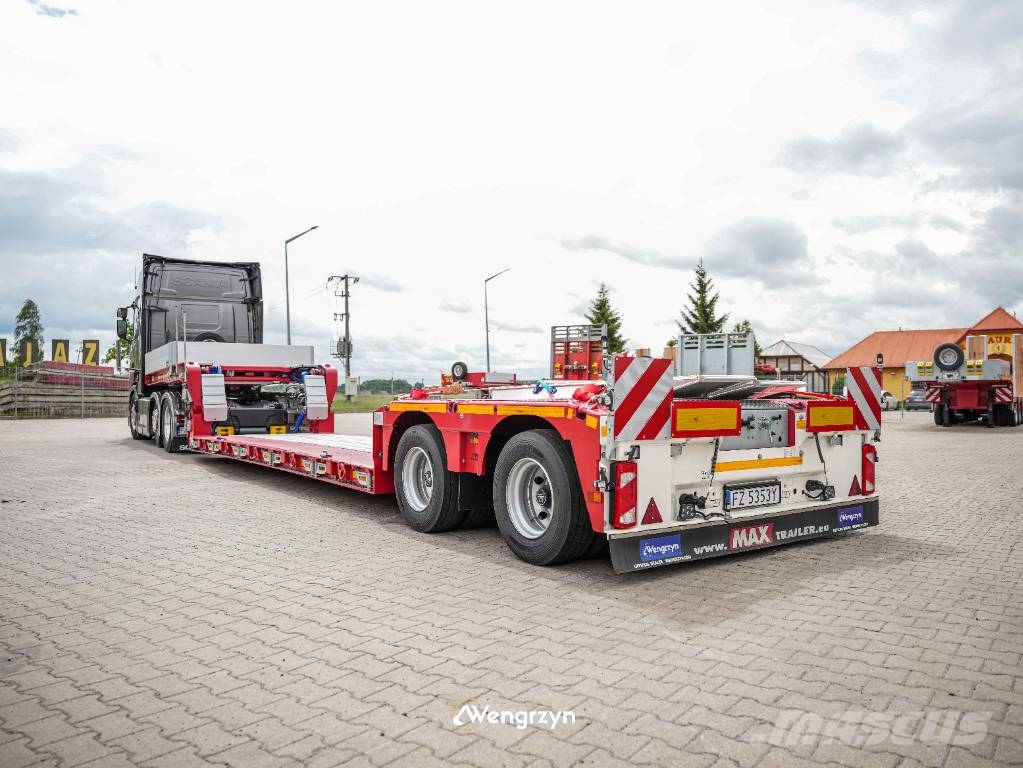 MAX Trailer MAX510 | Tiefbett | 1x Tele | 6,85m + 5,5m Semi-remorca agabaritica