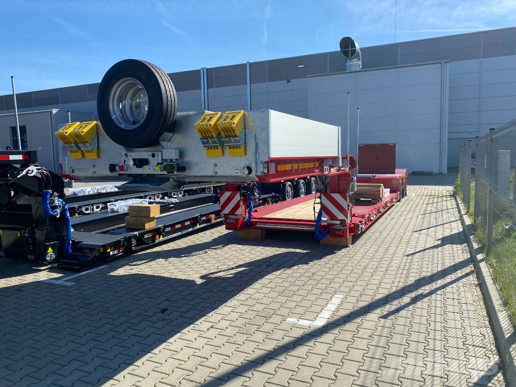 MAX Trailer MAX510 | Tiefbett | 1x Tele | 6,85m + 5,5m Semi-remorca agabaritica