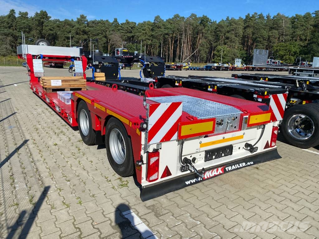 MAX Trailer MAX510 | Tiefbett | 1x Tele | 6,85m + 5,5m Semi-remorca agabaritica