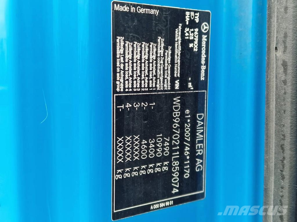 Mercedes-Benz Atego 818 - 4x2 - steel / air - thermo king 1 temp Sadulveokid