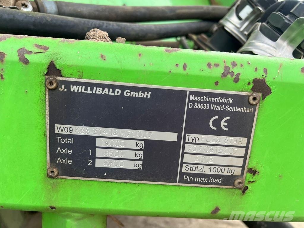 Willibald Flex Star 2000 Sternsieb Trituradoras de deshechos