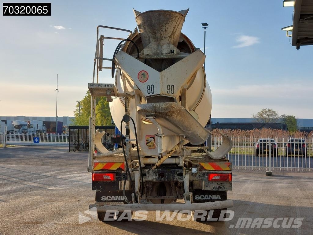 Scania P360 4X2 5m3 Liebherr mixer Steel suspension Retar Betonvežiai