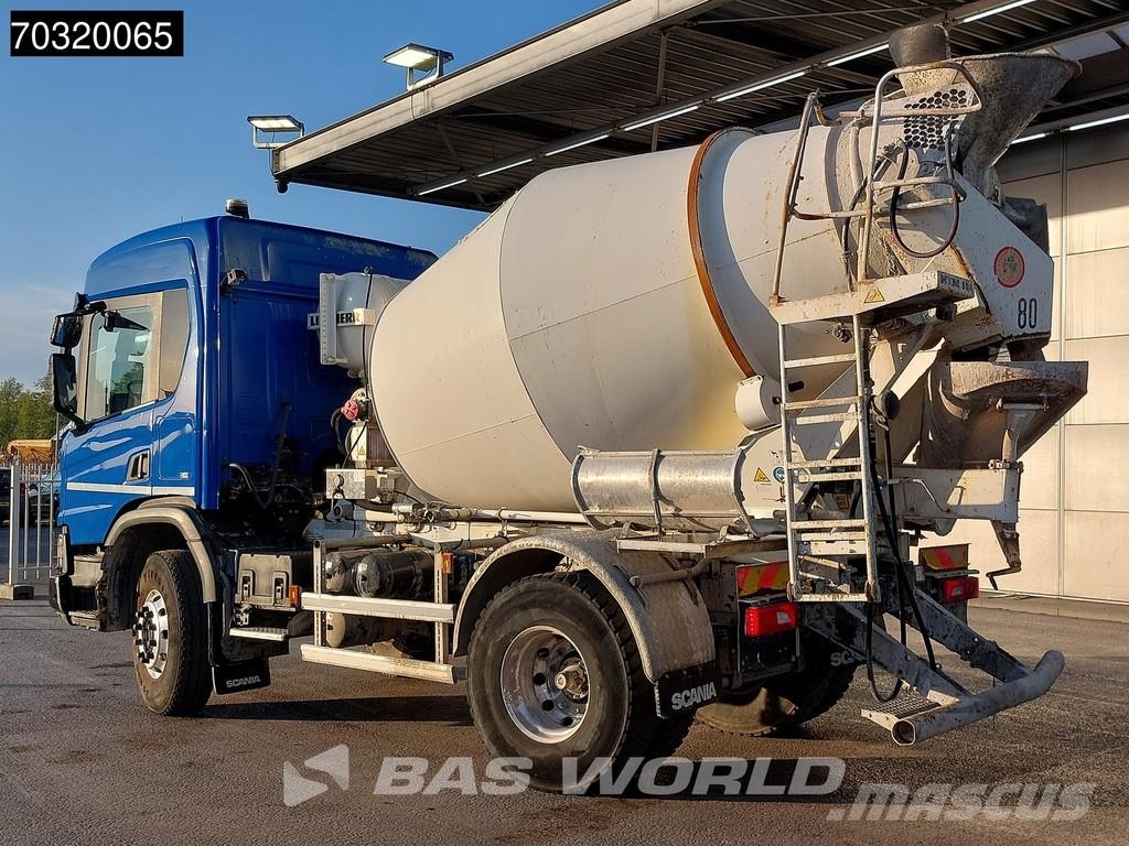 Scania P360 4X2 5m3 Liebherr mixer Steel suspension Retar Betonvežiai